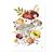  Pomegranate Mushrooms : Alexander Viazmensky Boxed Notecards - Demo2